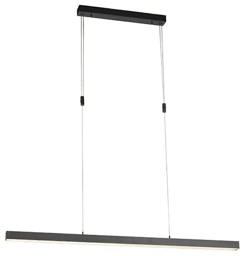 Candeeiro de suspensão antracite com LED e dimmer ajustável - Juliet Design