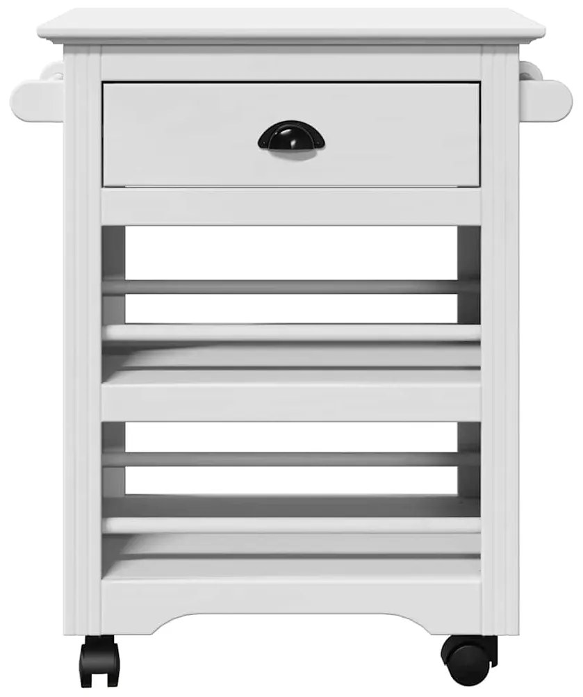 Carrinho de cozinha BODO branco 67,5x45x80 cm