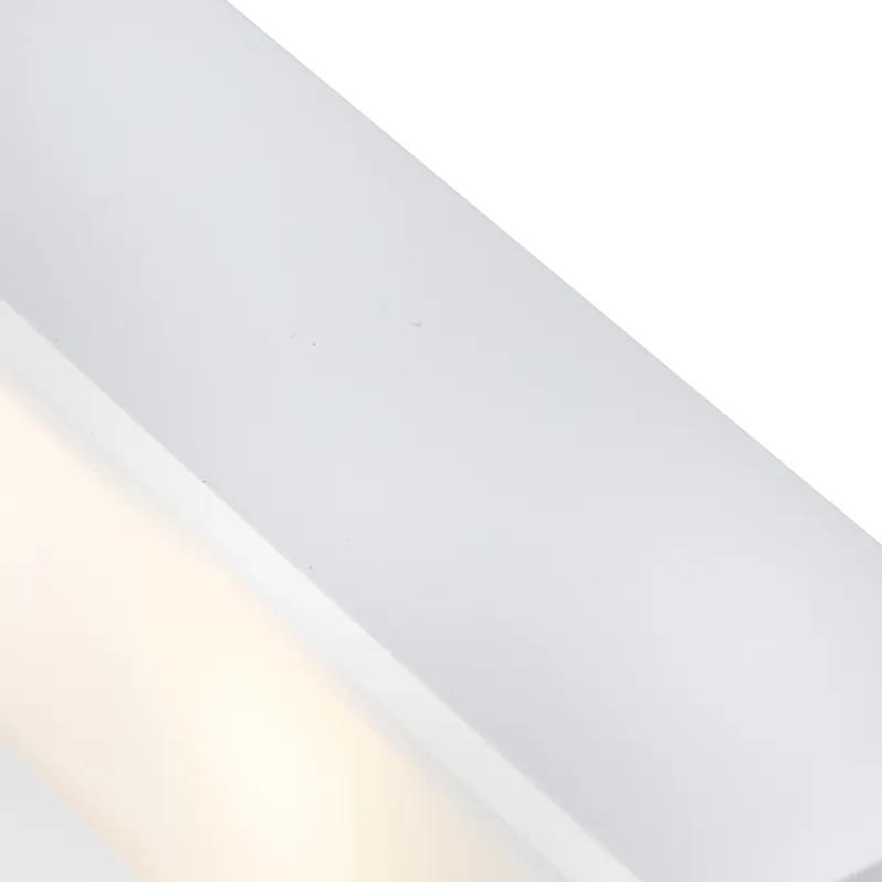 Candeeiro de parede alongado design branco 25 cm - Houx Design