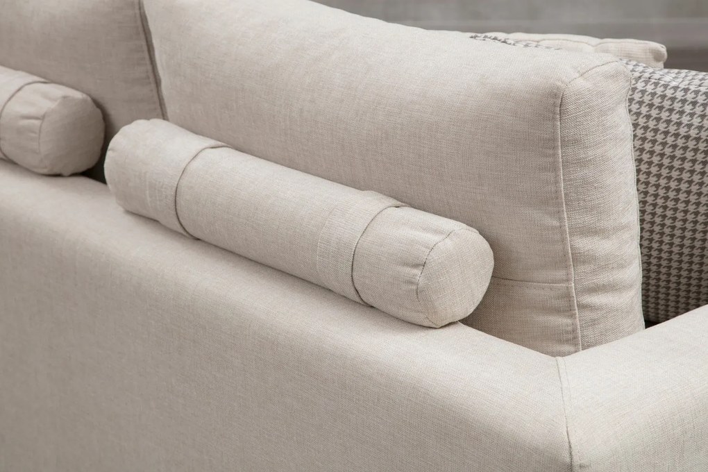 Sofá de 4 Lugares Line – Bege – 320 x 102 x 84 cm