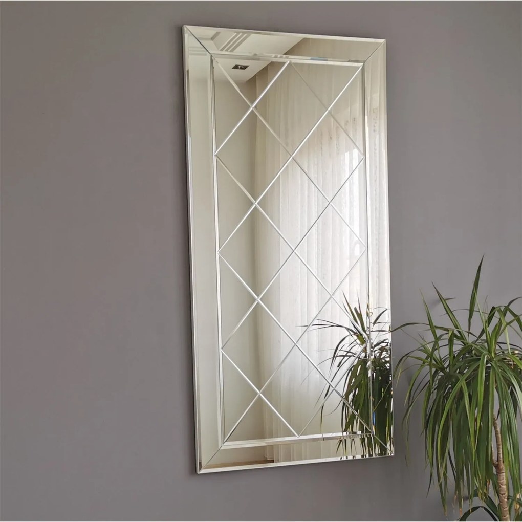 Espelho A306D – Prateado – 65 cm x 130 cm