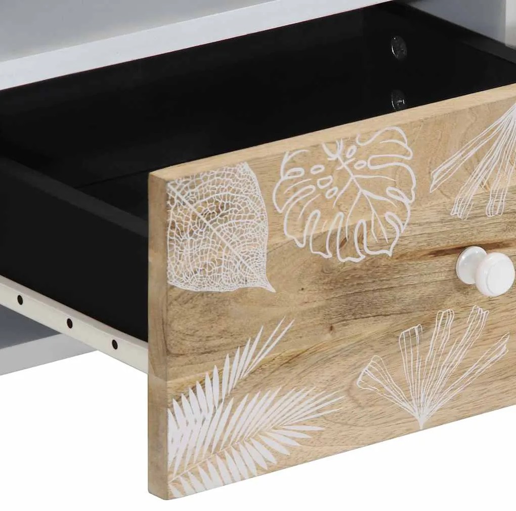 Mesa de centro 80x54x40 cm madeira de mangueira maciça