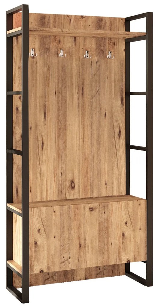 Hall Stand ML13 – Atlantic Pine – 90x180x34 cm