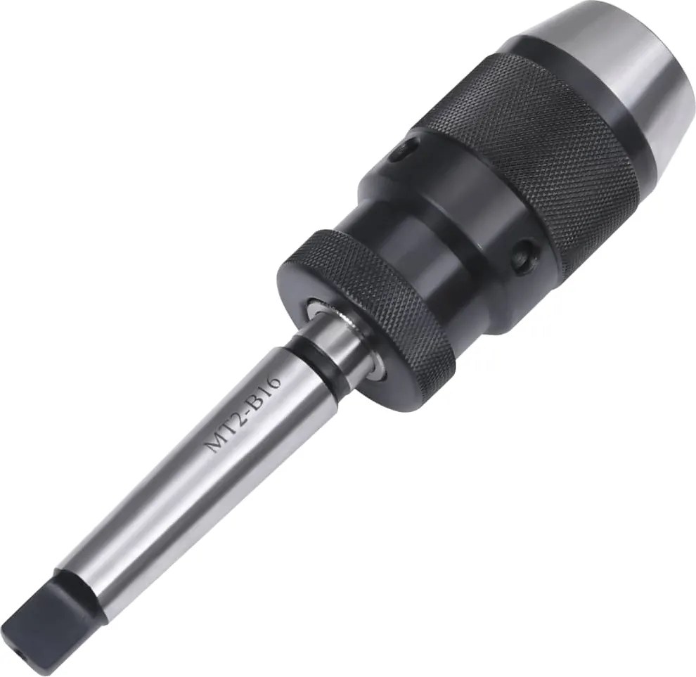 vidaXL Porta-brocas de libertação rápida MT2-B16 13 mm de aperto