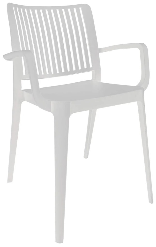 Cadeira JOY c/ braços, Cinza Gelo Pastel – Pack com 16 unidades