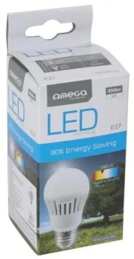 Lâmpada LED esférica Omega E27 5W 350 lm 4200 K Luz Quente
