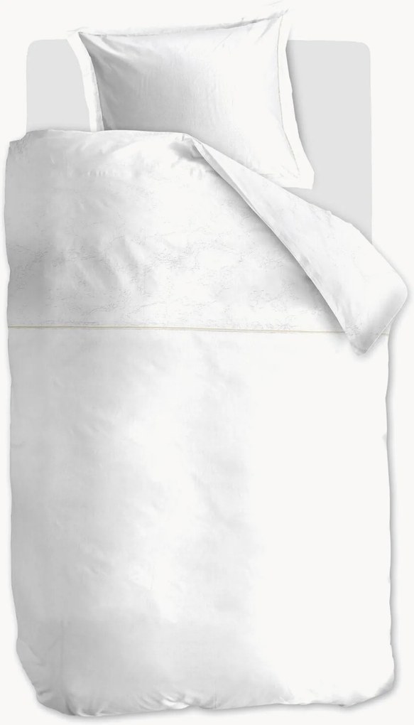 Conjunto de roupa de cama em algodão Broderie