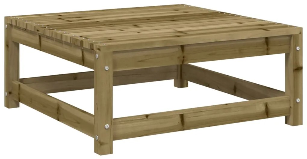 11 pcs conjunto sofás de jardim madeira de pinho impregnada