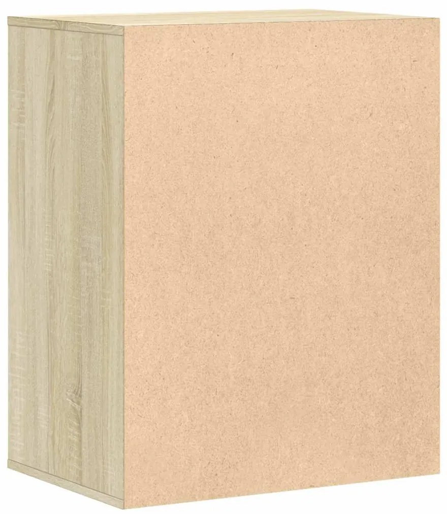 Cómoda com 4 Gavetas - 60x41x76 cm - derivados de madeira - carvalho s