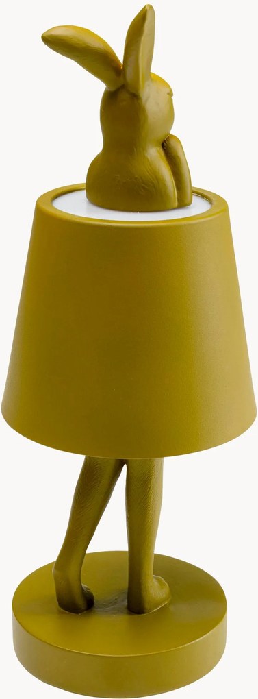 Candeeiro de mesa LED de design pequeno portátil e regulável Rabbit