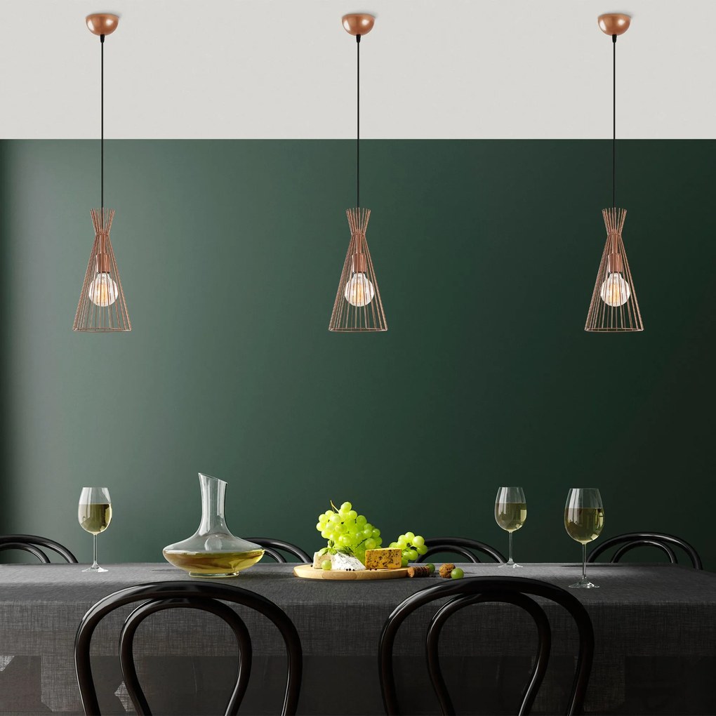Candeeiro Suspenso Mezopotamya – Cobre – 20 cm