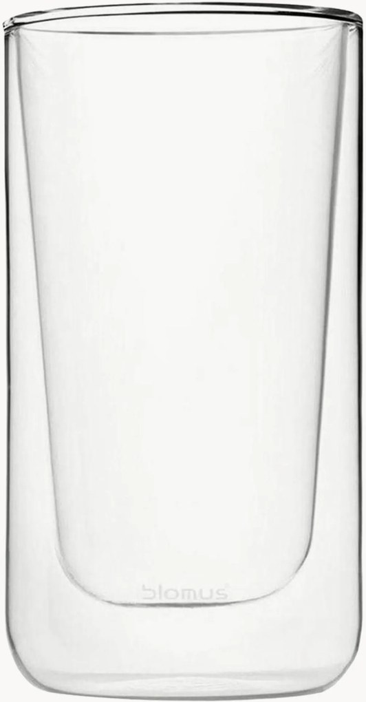 Copos de latte macchiato de parede dupla Nero, conjunto de 2