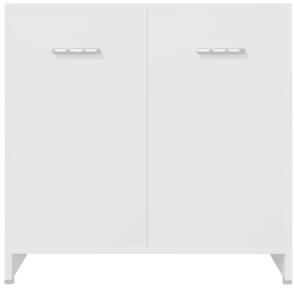 4 pcs conjunto de móveis de casa de banho branco