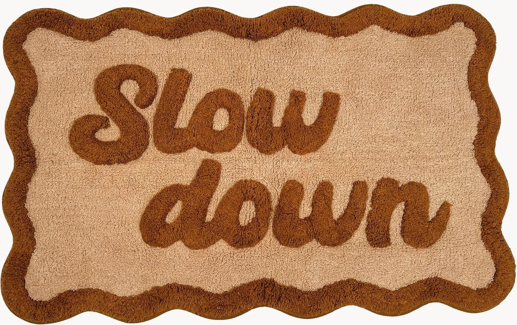 Tapete de banho de algodão Slow Down