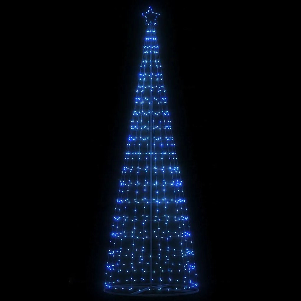 vidaXL LED Árvore de Natal 550 LEDs Azul 304 cm