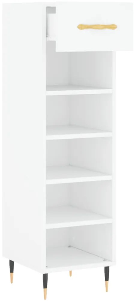 Sapateira 30x35x105 cm derivados de madeira branco