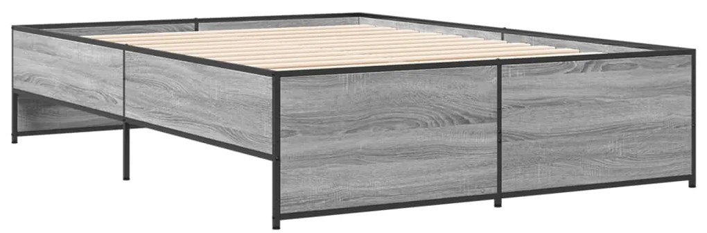 Estrutura de cama 120x190 cm derivados madeira/metal