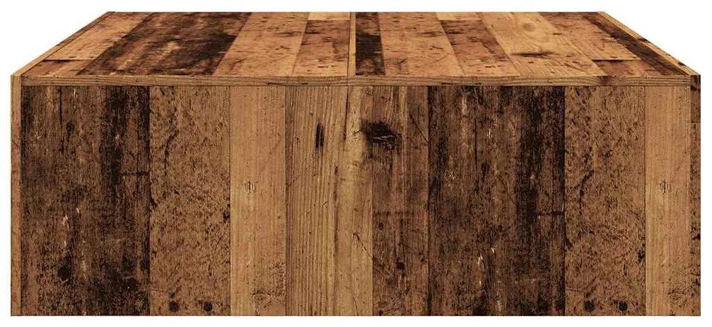 Mesa de centro 100x100x35 cm deriv. de madeira madeira velha
