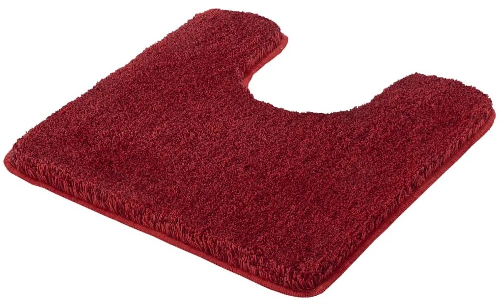 430255 Kleine Wolke 430255 Toilet Rug "Relax" 55x55cm Ruby Red