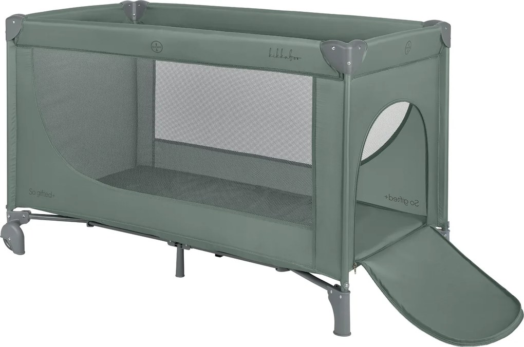 Berço de viagem para bebés de 2 níveis So Gifted PLUS 2026 Verde