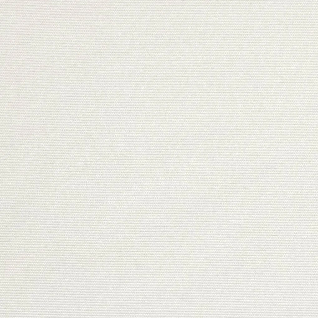 Guarda-sol de jardim c/ cabeça dupla/LED 316x240cm branco areia