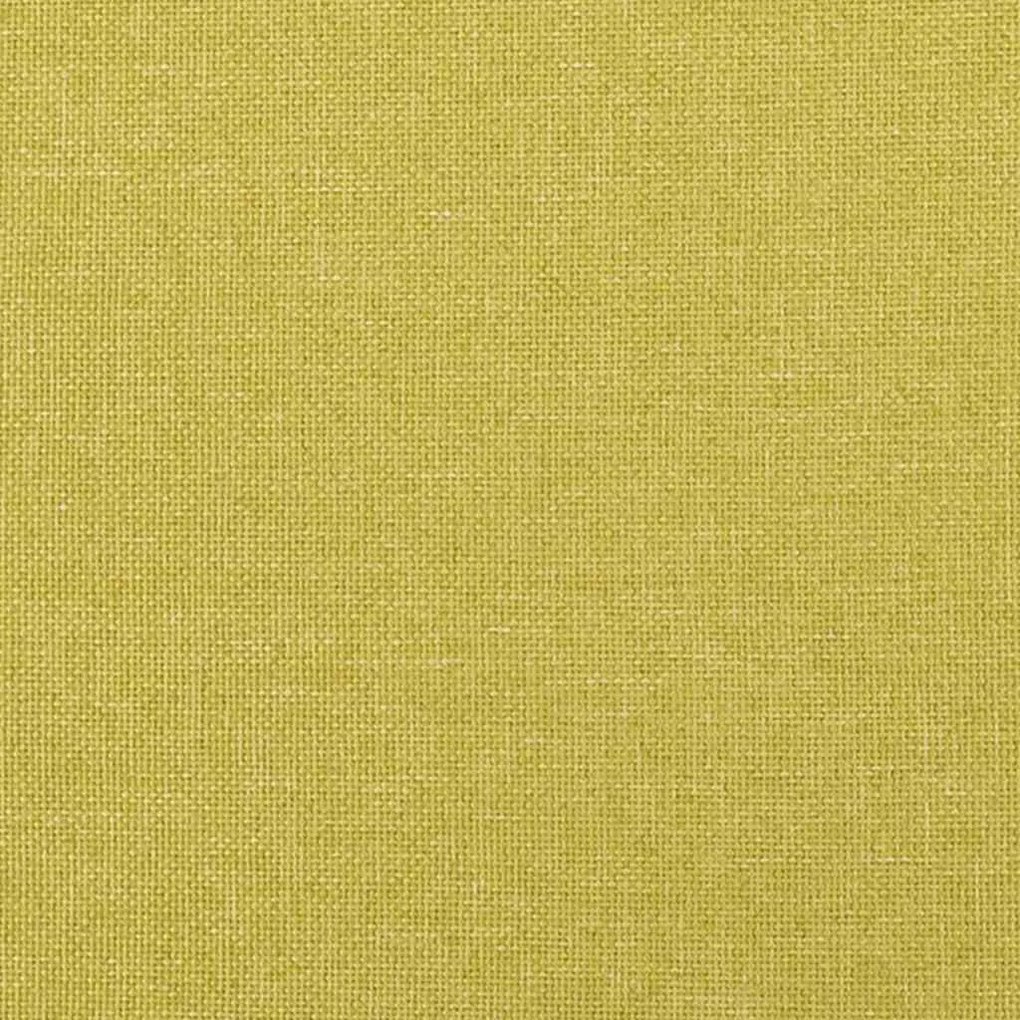 Estrutura de cama sem colchão 200x200 cm tecido verde