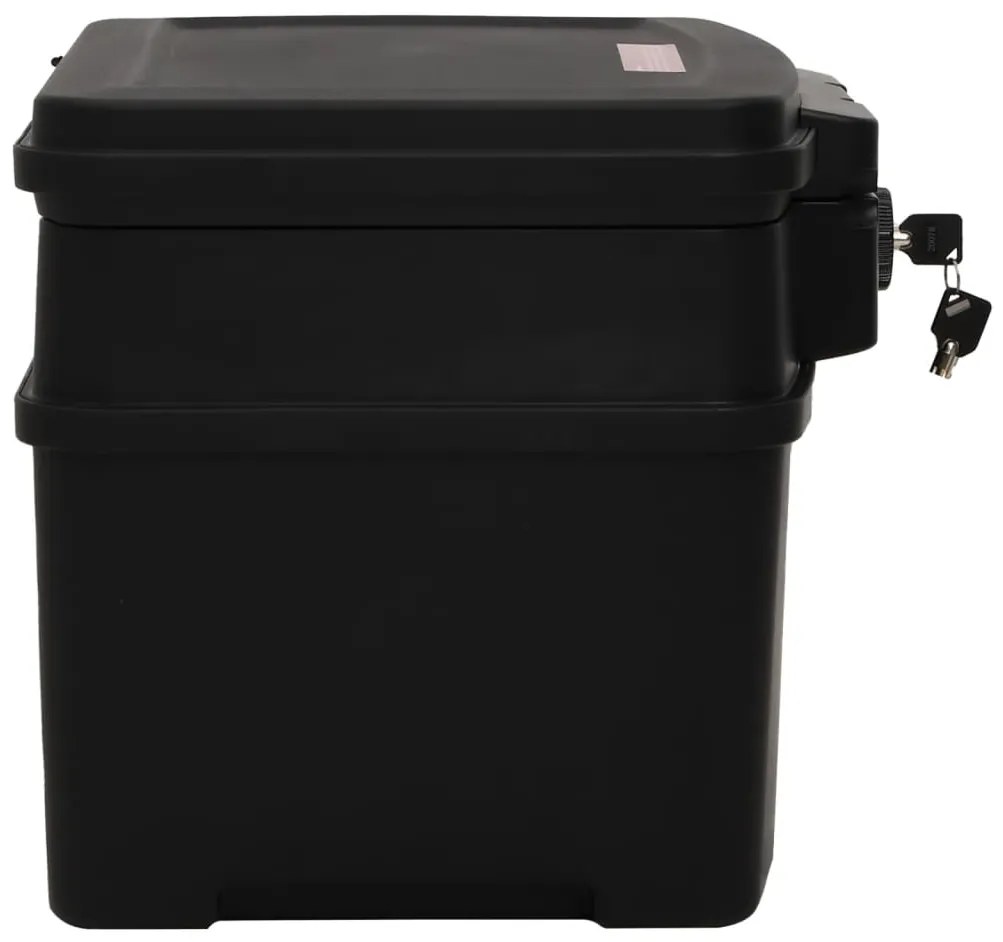 Cofre 44x37x34 cm preto