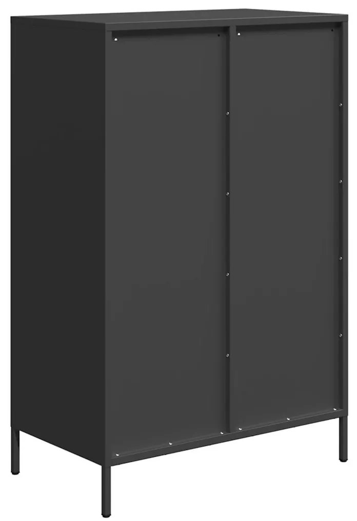 Móvel alto 68x39x101,5 cm aço preto
