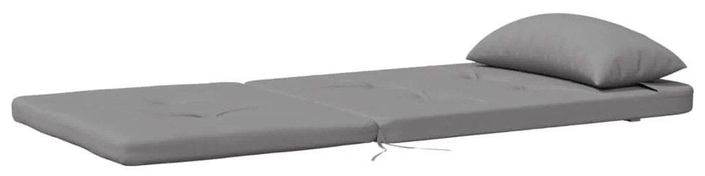 Almofadões p/ cadeira adirondack 2 pcs tecido oxford cinzento