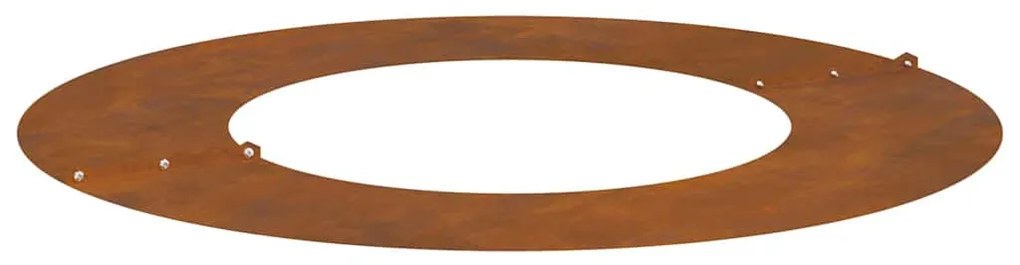 Plantadeira de Aço Corten Aço corten Diâmetro de 70 cm Durável