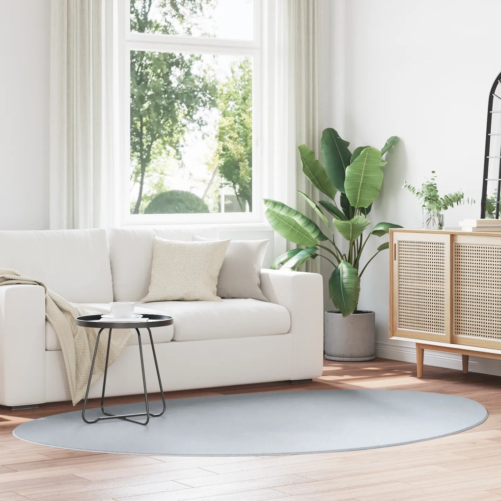 vidaXL Tapete "HUARTE" Alto Pile Macio e Lavável Cinza 160x230 cm