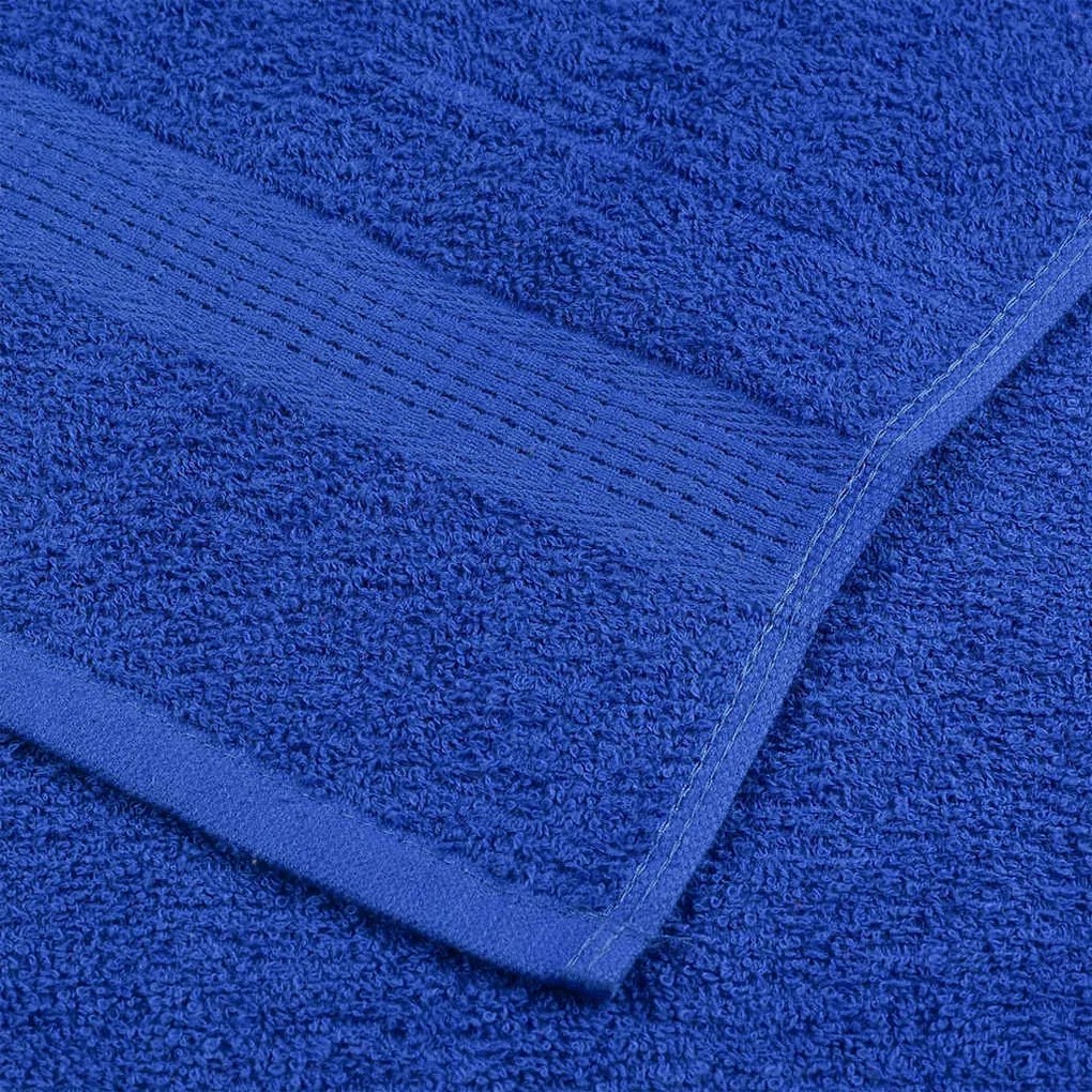 Toalhas de mãos 4 pcs 30x30 cm 360 g/m2 100% algodão azul