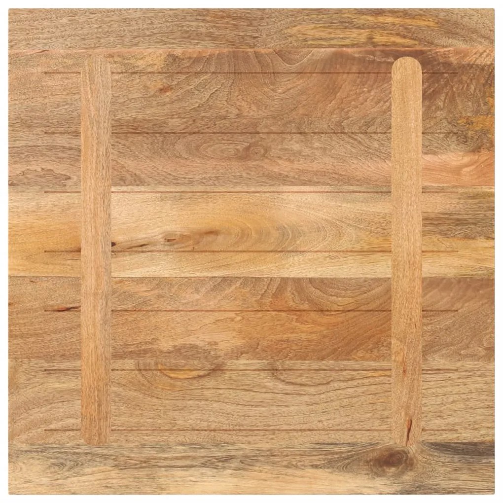 Tampo de mesa quadrado 90x90x3,8 cm mangueira maciça