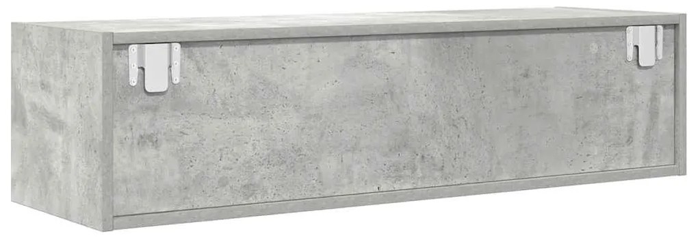 Móveis de TV 2pcs 100x31x25,5 cm deriv. madeira cinza cimento