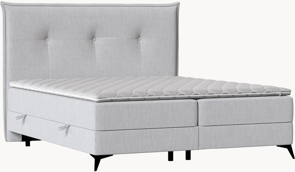 Cama divã artesanal com arrumação Menzzo, H2