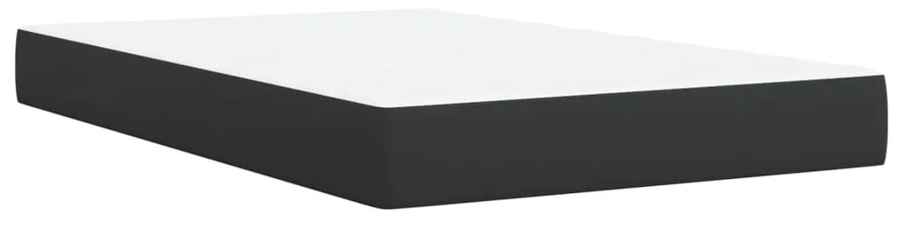 Cama com Molas/Colchão e Luzes Led - 120x200 cm - Couro Artificial Pre