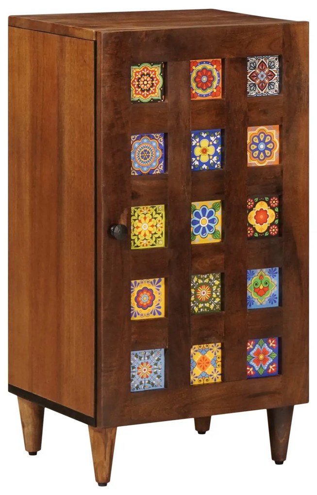 vidaXL Buffet Nogueira 40 x 33 x 75 cm Madeira de manga maciça