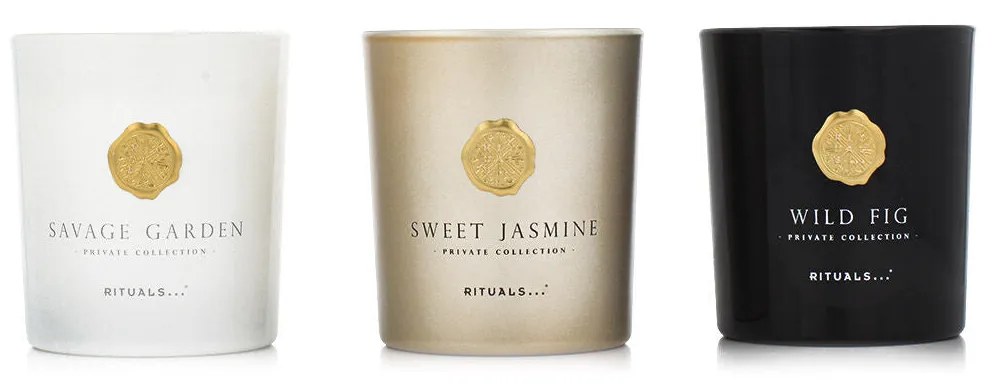 Conjunto de Velas Rituals Private Collection 3 Peças