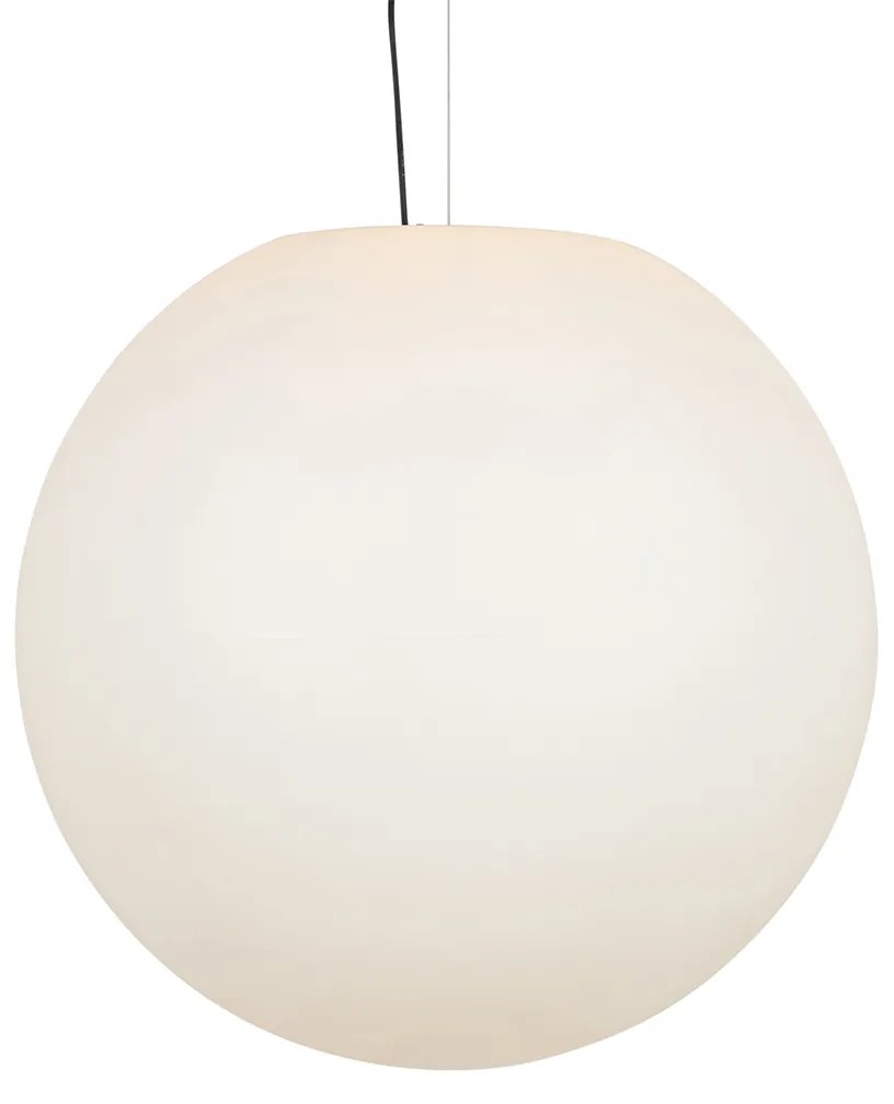 Candeeiro exterior inteligente branco 77 cm IP65 com LED - Nura Moderno