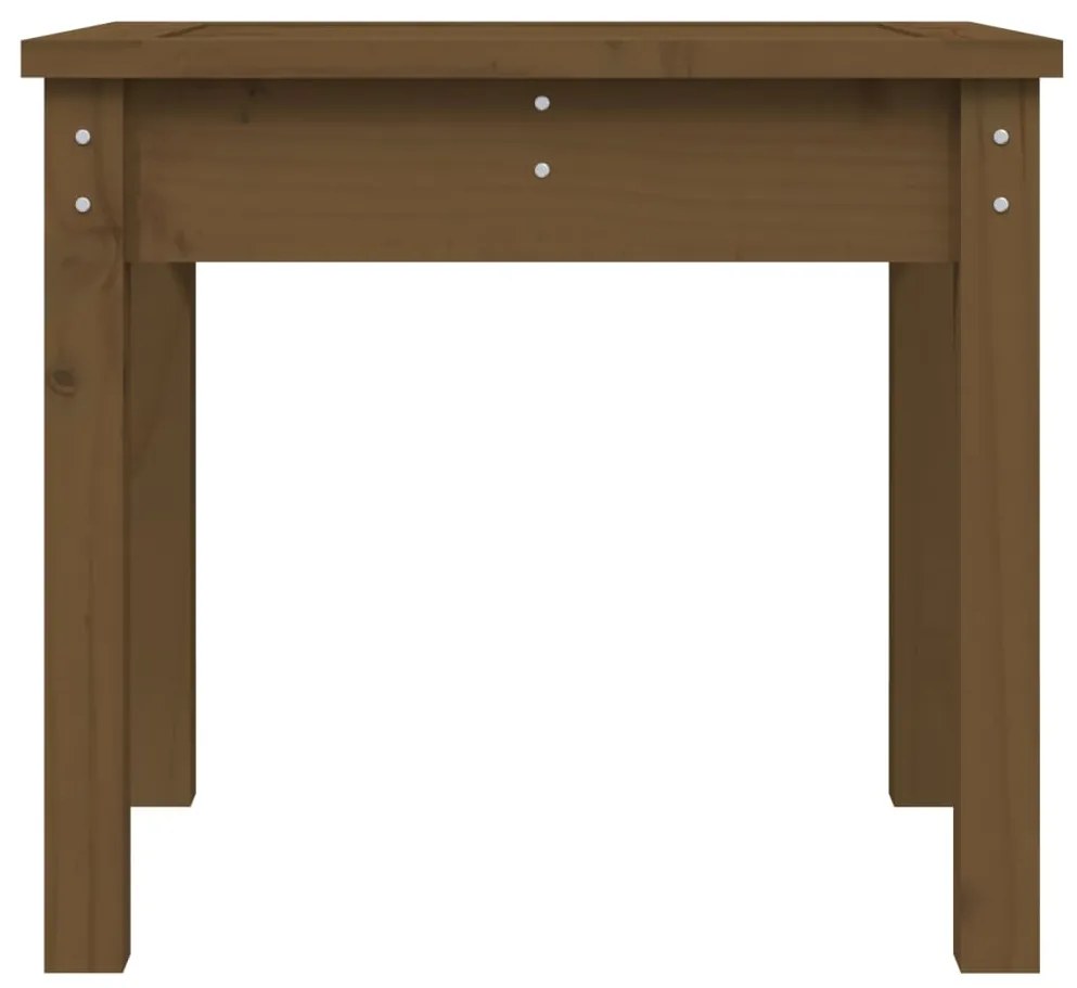 Banco de jardim 50x44x45cm madeira de pinho maciça castanho-mel