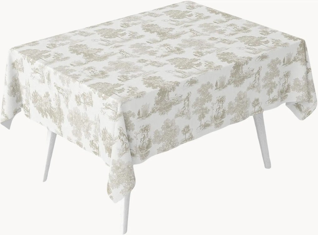 Toalha de mesa em linho Poesie Naturel