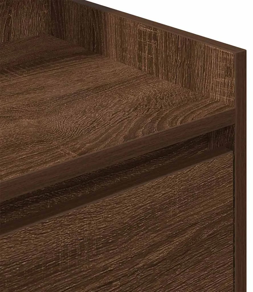 Mesas de cabeceira com 2 gavetas 2 pcs 38x34x80 cm