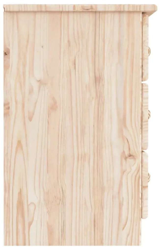 Mesa de cabeceira ALTA 41x35x55,5 cm madeira de pinho maciça
