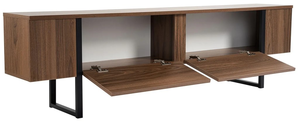 Móvel TV Serenity – Walnut Black – 180x50x29,5 cm