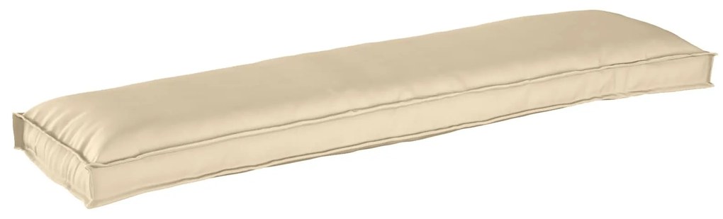 vidaXL Almofada Bege 150 x 40 x 8 cm Tecido Oxford