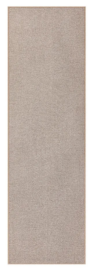 Tapete 80 x 300 cm lavável à máquina castanho camel
