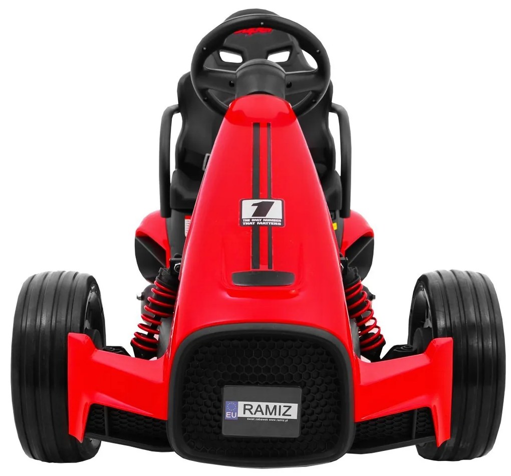 Kart elétrico para Crianças 3 Rodas 12V XR-1 Rodas Espuma EVA Vermelho