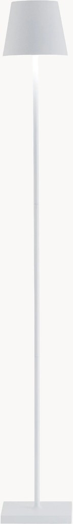 Candeeiro de pé LED pequeno e regulável Poldina, altura regulável