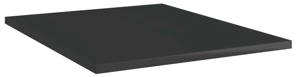 Prateleiras para estante 8 pcs derivados de madeira preto
