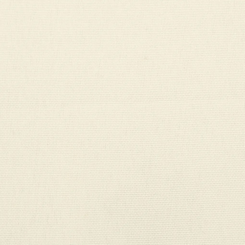 Almofadão para sofá de paletes 120x80x12 cm tecido creme